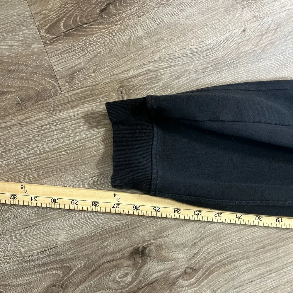 Lululemon Scuba Jogger Sweatpants Black Womens Size 8 Fleece Drawstring